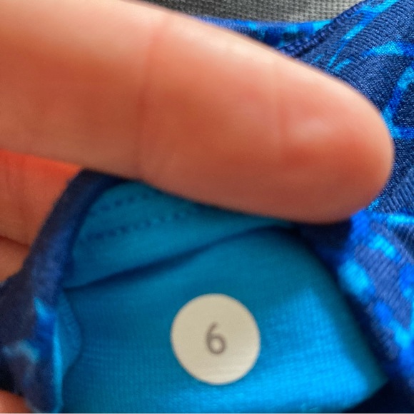 Lululemon Pure Practice Pant Leggings 25” Blue 6 High Waisted - Picture 10 of 11